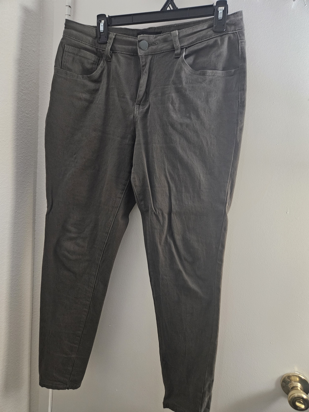 Fashion Nova Olive Slim Stretch Skinny Pants